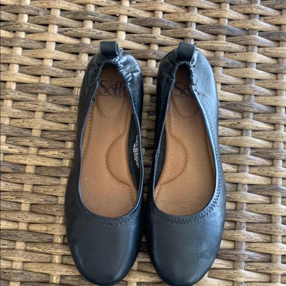 Sofft Black Leather Flats